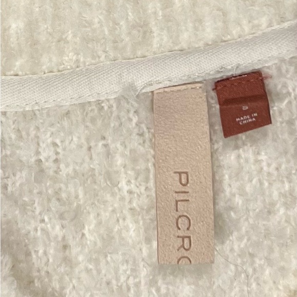 NWT Anthro - Pilcro Teddy V-Neck Tunic Sweater - Picture 11 of 13